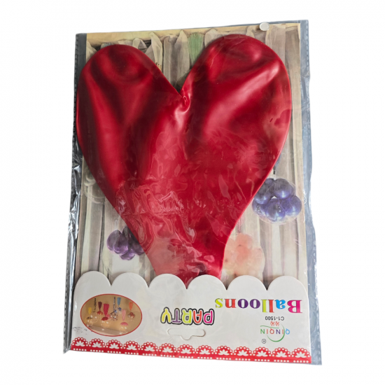 Балон сърце гигант в плик