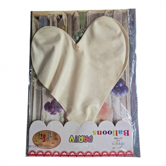 Балон сърце гигант в плик