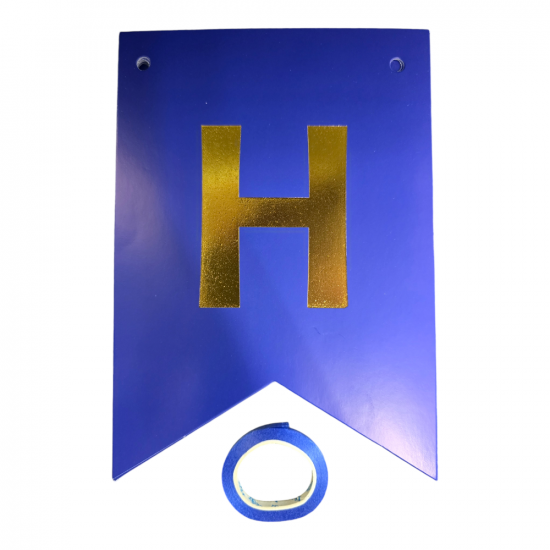 Надпис чрд едноцветен + златни букви 