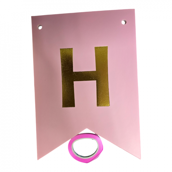 Надпис чрд едноцветен + златни букви 